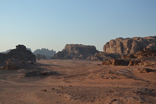 Totaalbeeld Wadi Rum