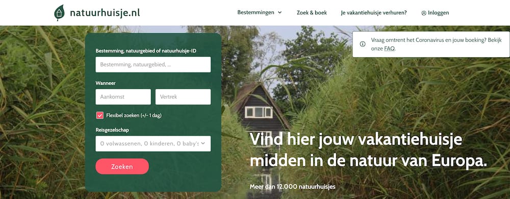 Betrouwbare websites vakantiehuizen