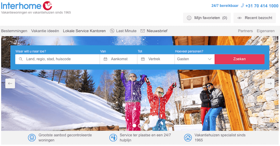 Betrouwbare websites vakantiehuizen