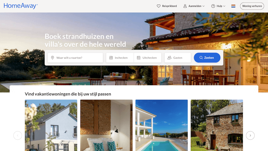 Betrouwbare websites vakantiehuizen