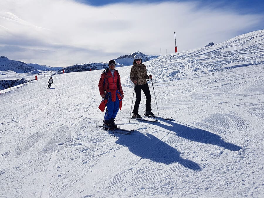 Eerste keer skiën