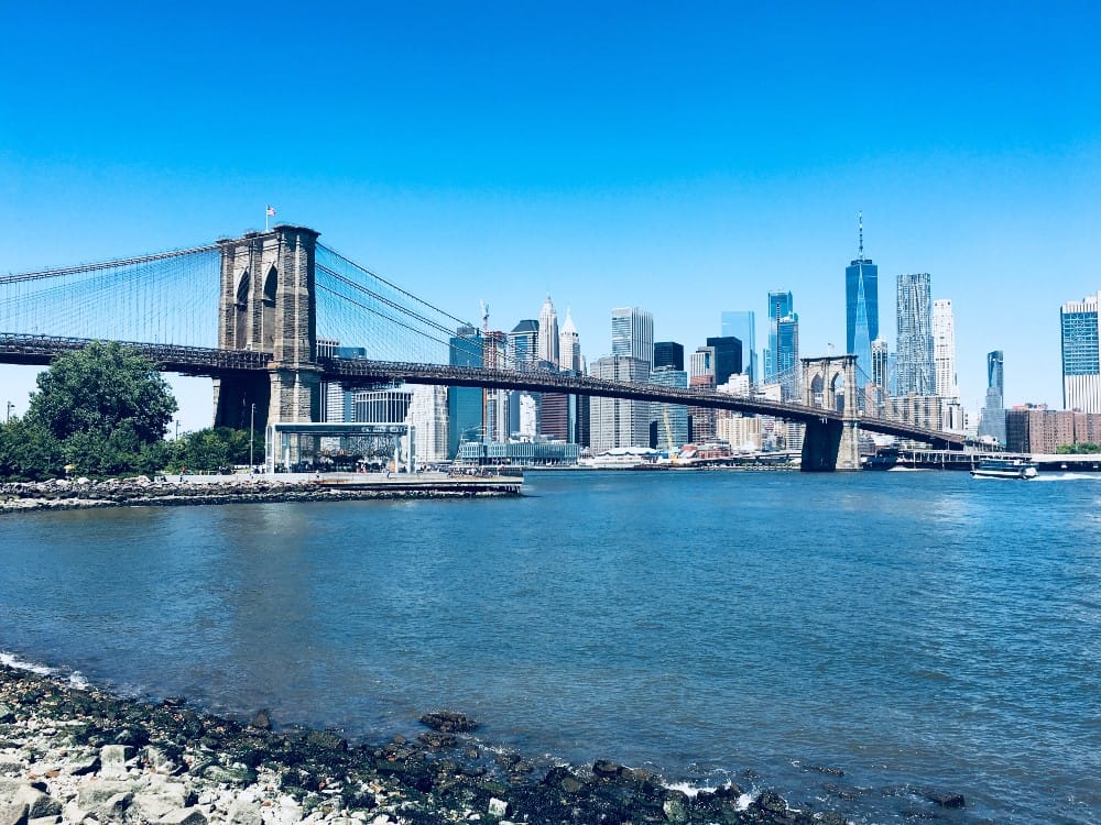 Uitzichten skyline New York