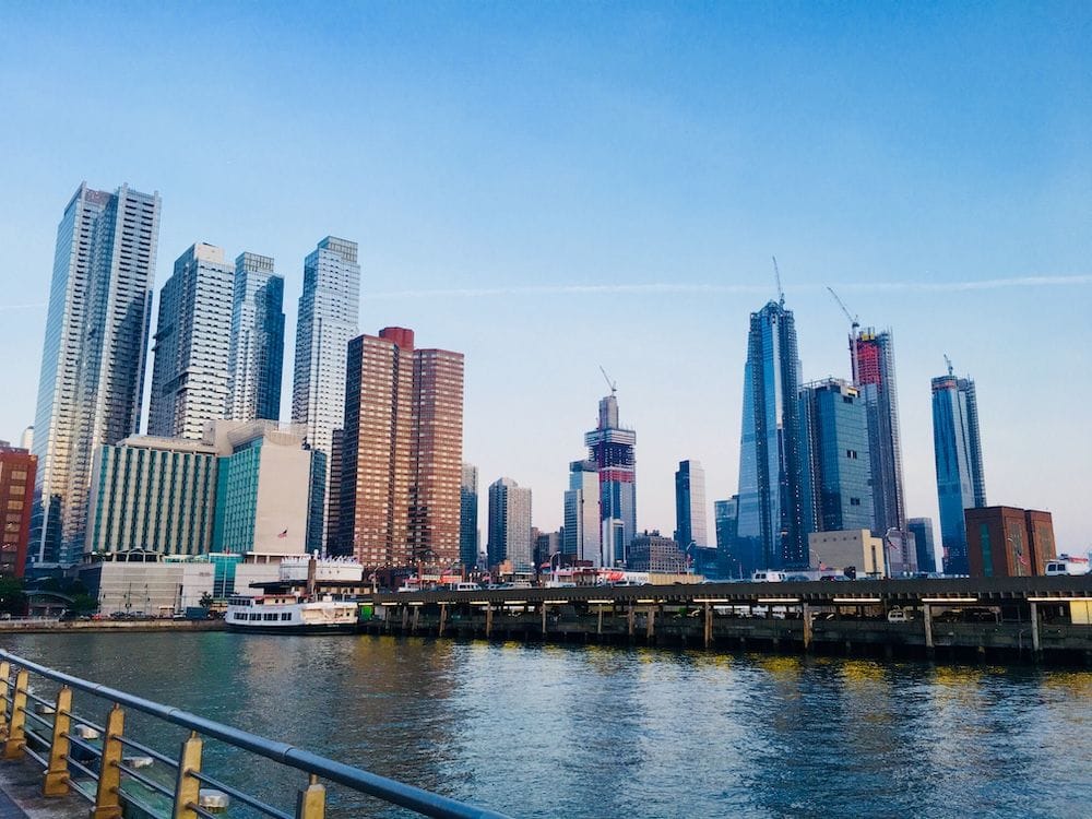 Uitzichten skyline New York