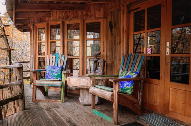 Overnachten in een boomhut in Diever