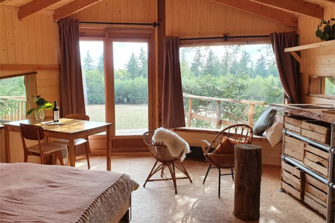 Overnachten in een boomhut in Maarn