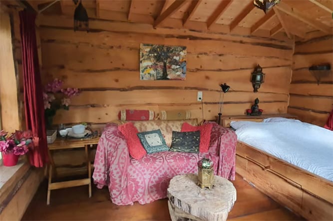 Overnachten in een boomhut in Oosterend