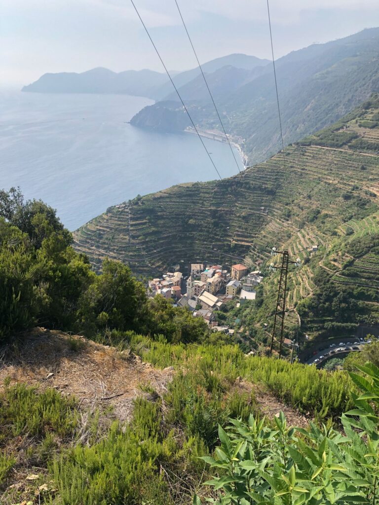 View over Cinque Terre