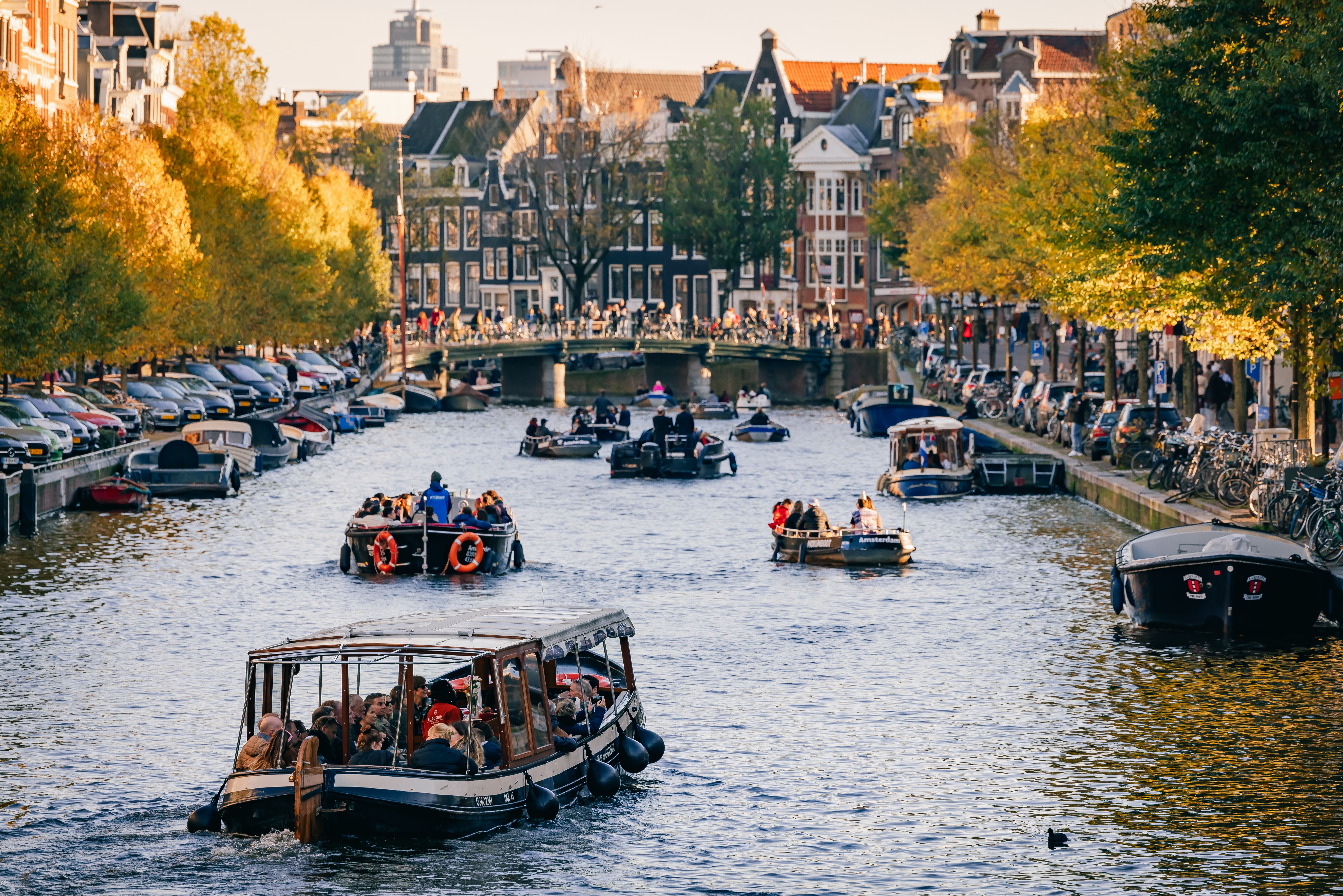 Toeristen Amsterdam
